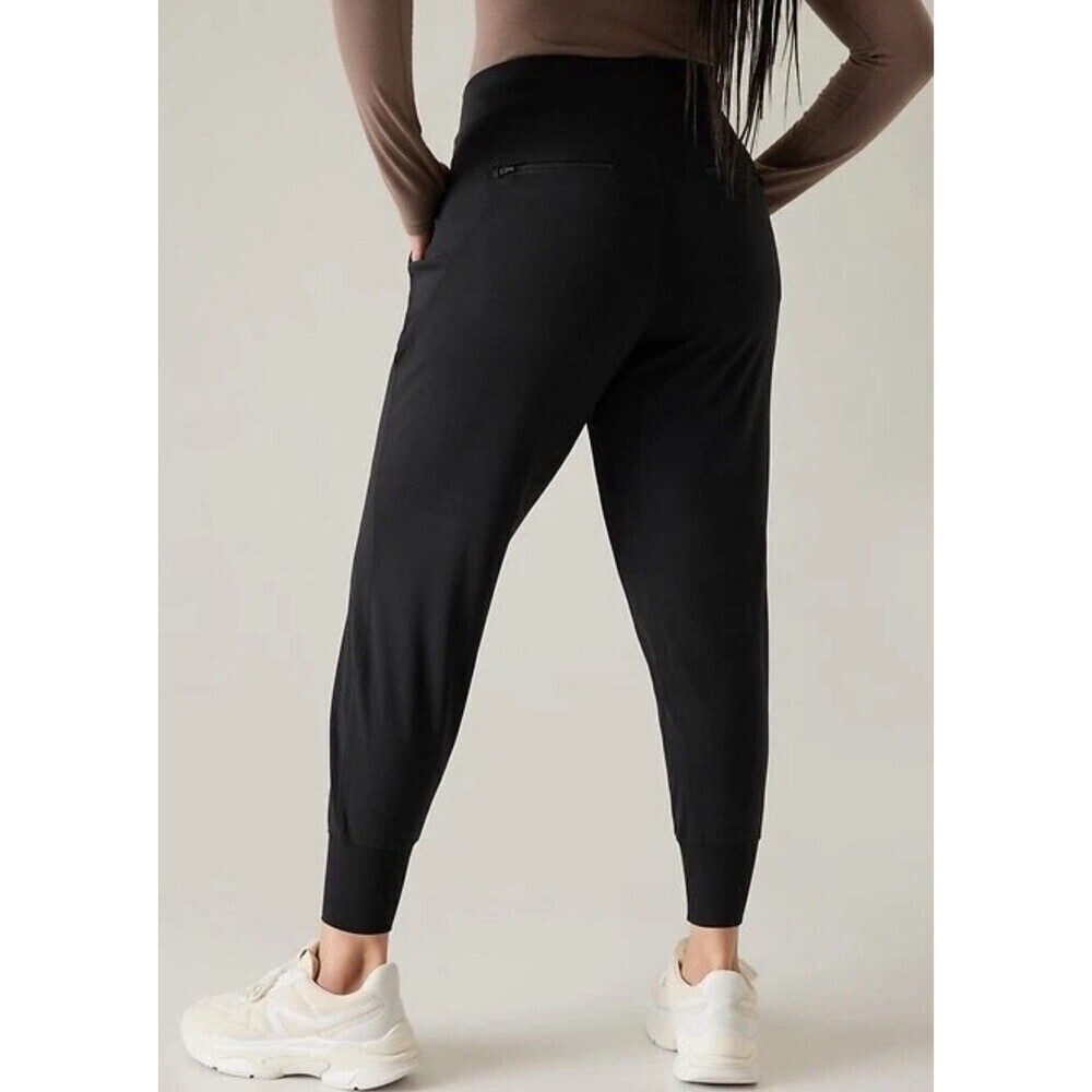 Athleta Venice Jogger High Rise Pant Black Pull On Pockets 597888 Womens Plus 3X